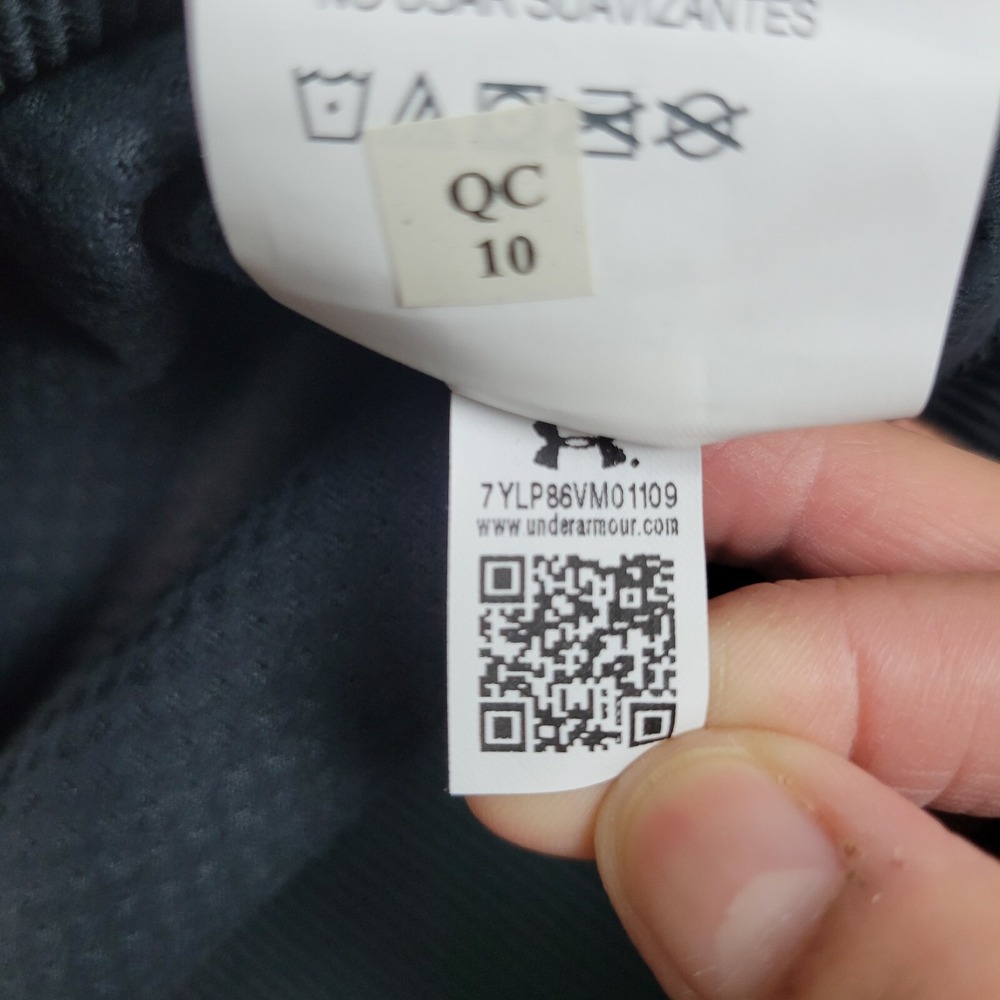 Under Armour Pullover Mens 2XL Gray ColdGear Tech Golf Sweaterfleece Stretch - Picture 9 of 9
